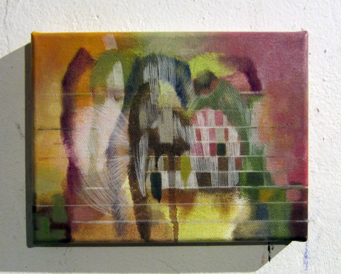 Ein Paar (2012 18 x 24cm tempera/ oil on canvas)