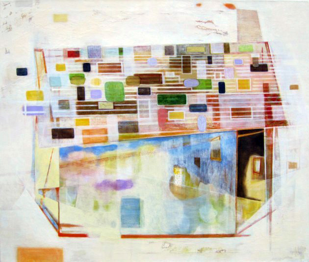 Bohème (2010 85 x 100cm tempera/ oil on canvas)