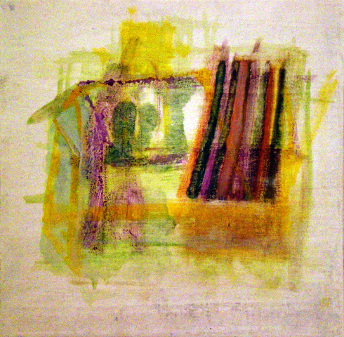 Kindheit (2008 40 x 40cm tempera/ oil on panel)