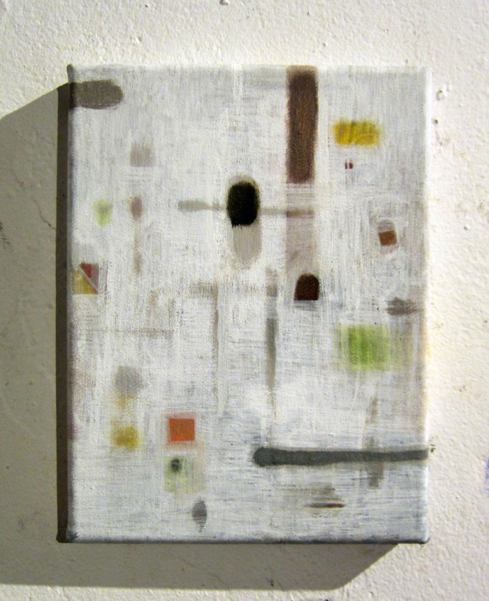 Waiting (2012 24 x 18cm tempera/ oil on canvas)