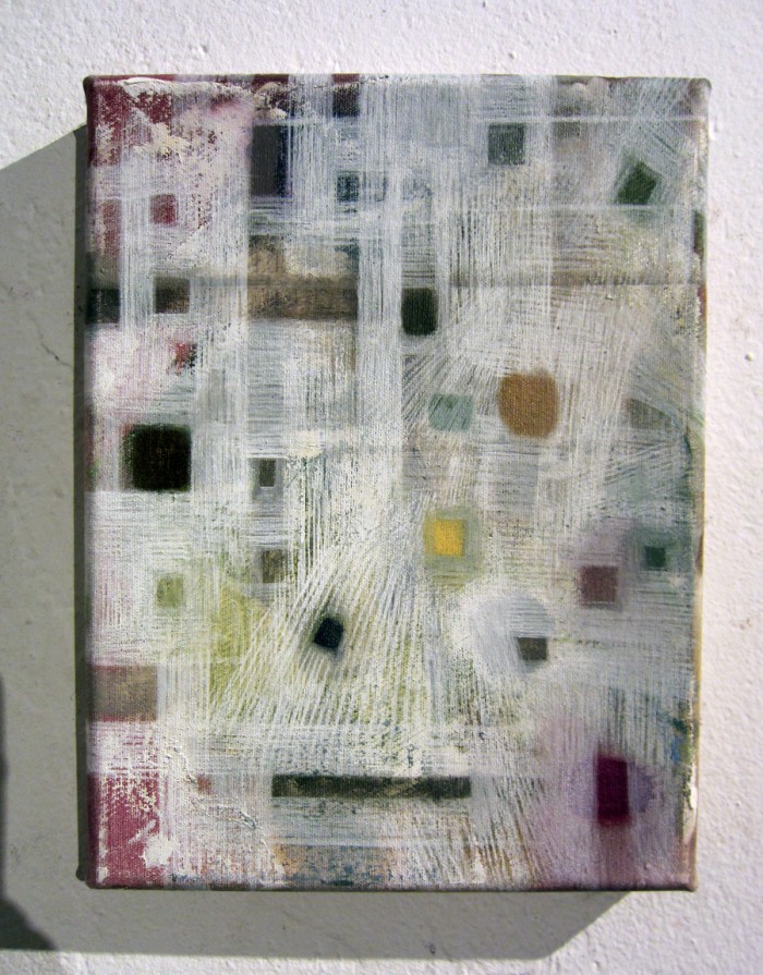 Wondering (2012 24 x 18cm tempera/ oil on canvas)