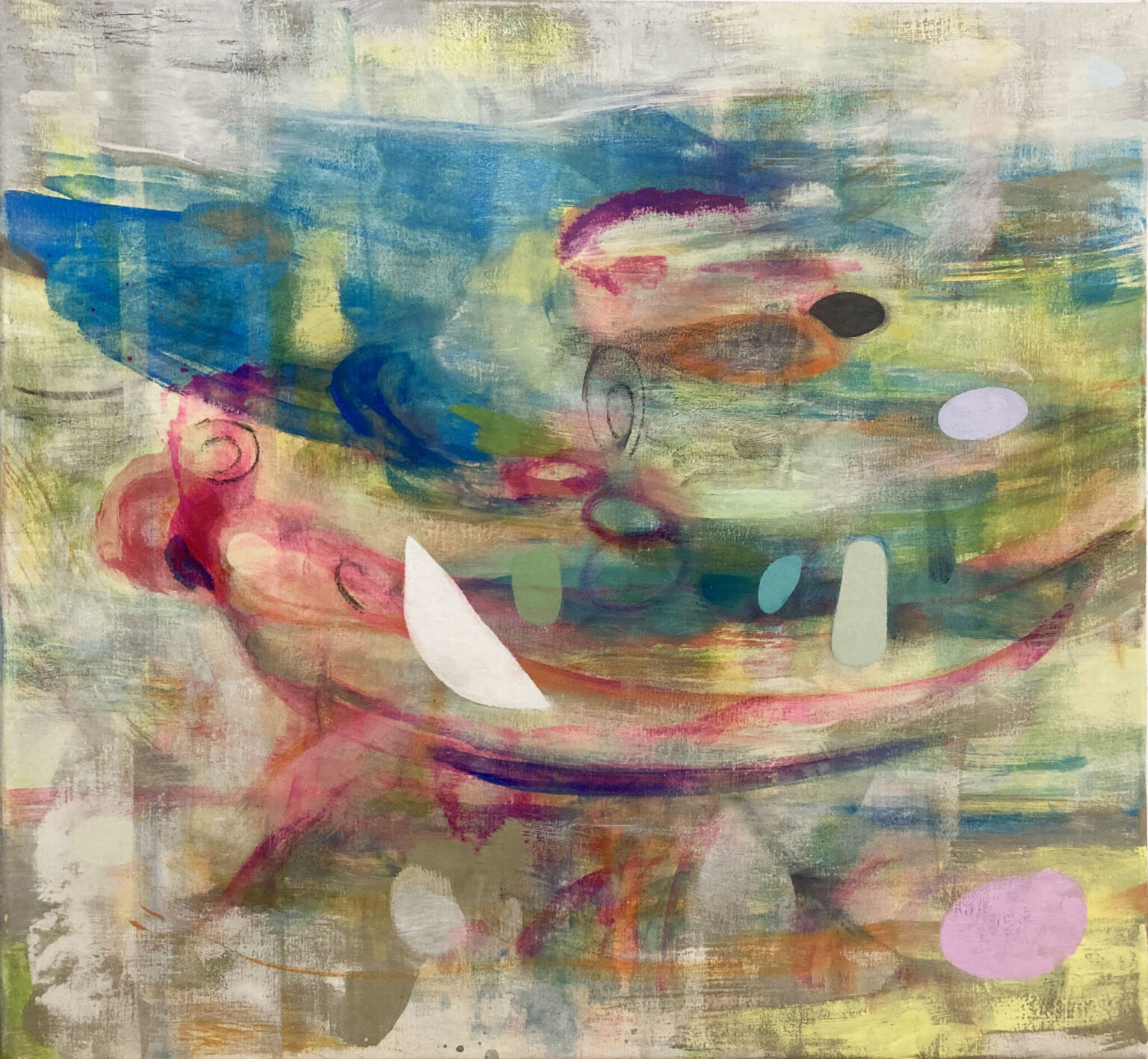 Still in the Wind | Still in the Wind, 2025, oil, egg tempera on canvas, 60 x 65 cm