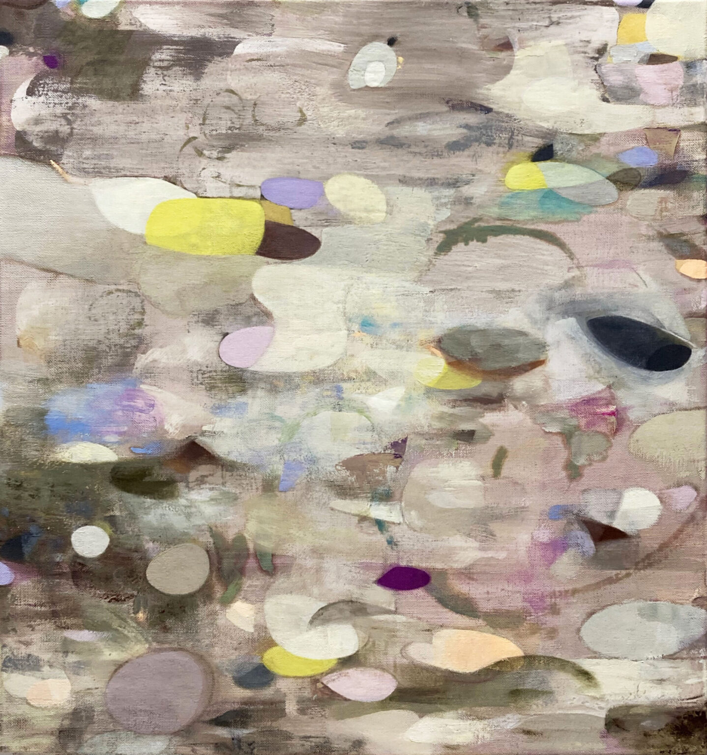 Autumn Flow | Autumn Flow, 2025,
oil, egg tempera on canvas, 65 x 60 cm